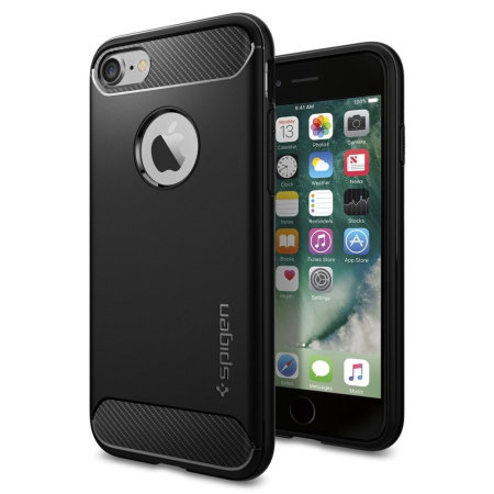 Coque iPhone 7 Spigen Rugged Armor – Noire