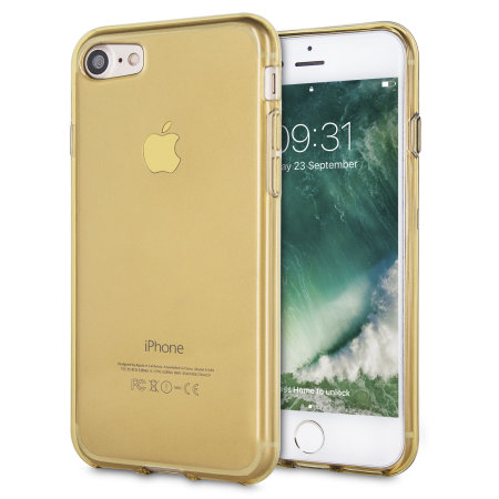 Olixar FlexiShield iPhone 7 Gelskal - Guld