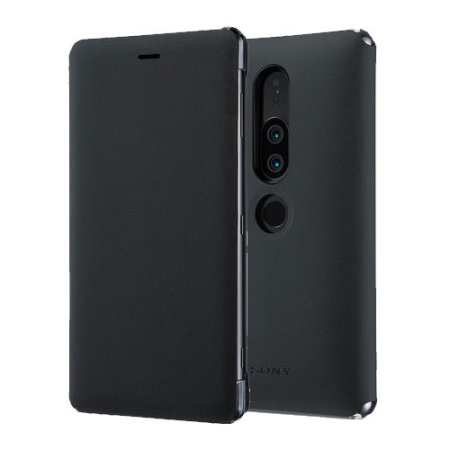 Official Sony Xperia XZ2 Premium SCSH30 Style Cover Stand Case - Black