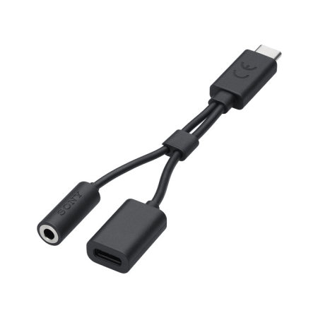 Official Sony USB-C 3.5mm Headphone Adapter med Laddningsadapter