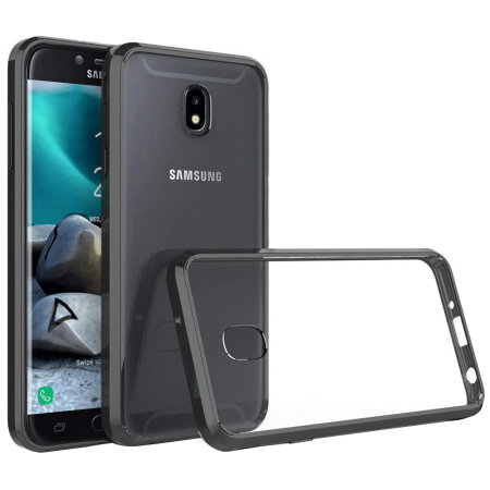 Olixar ExoShield Tough Snap-on Samsung J3 2018 Case - USA - Black