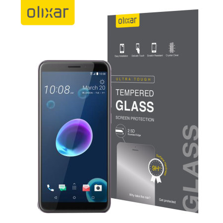 Olixar HTC Desire 12 Tempered Glass Screen Protector