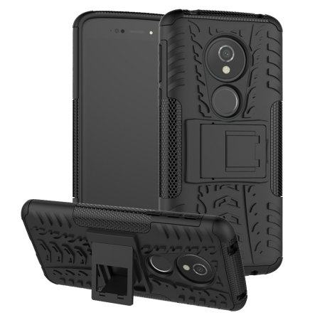 Funda Motorola Moto E5 Olixar ArmourDillo - Negra