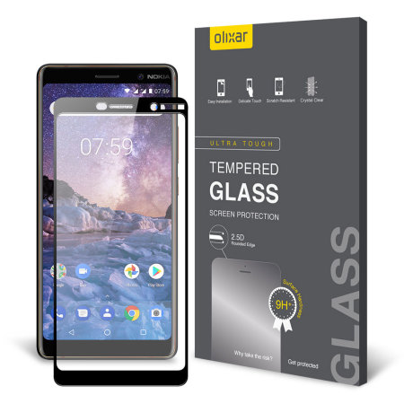Olixar Nokia 7 Plus Tempered Glass Screen Protector