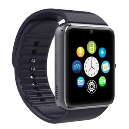 Universal Bluetooth Smartwatch for iOS and Android Smartphones - Black