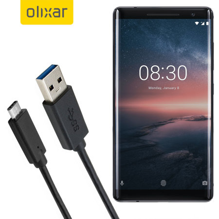 Câble de chargement Nokia 8 Sirocco Olixar – USB-C