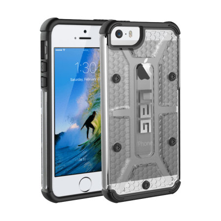 uag plasma iphone 5s protective case - ice