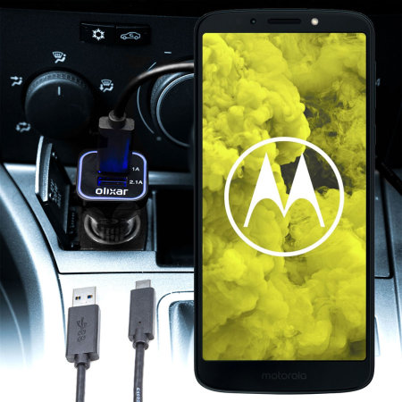 Olixar High Power Motorola Moto G6 Play Car Charger