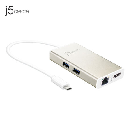 j5Create USB-C 5-Port 4K HDMI & Ethernet Multi Adapter
