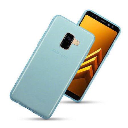Encase Samsung Galaxy A8 2018 Gel Slim Case - Blue