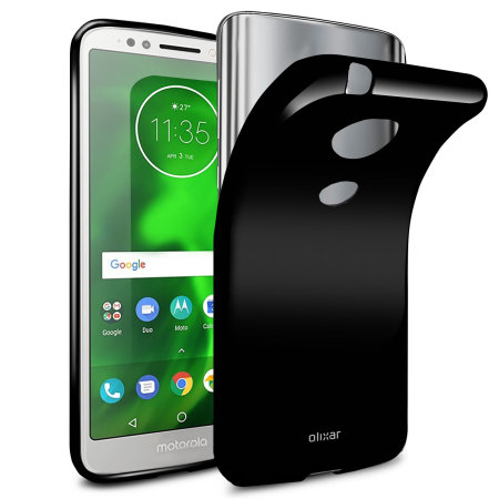 Olixar FlexiShield Motorola Moto G6 Play Gel Case - Zwart