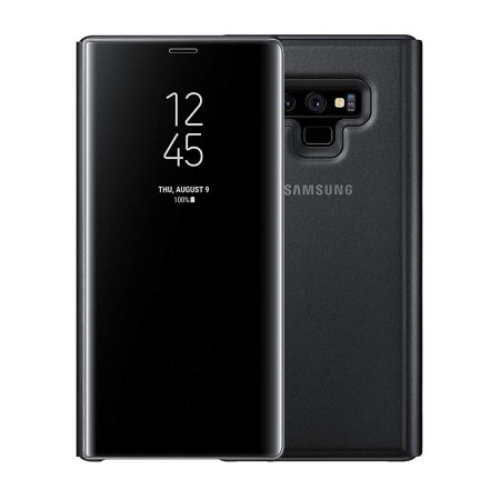 Official Samsung Galaxy Note 9 Clear View Standing Case - Black