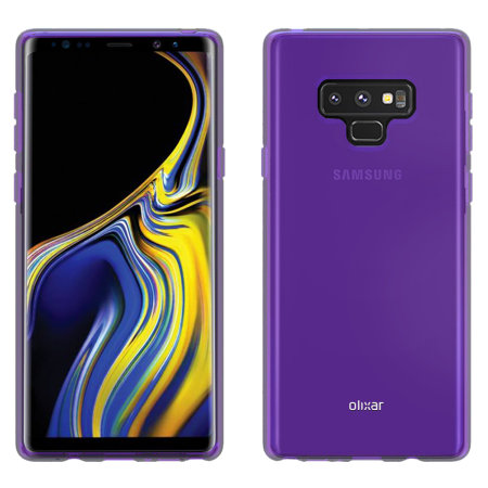 Samsung Galaxy Note 9 Thin Gel Case Olixar FlexiShield - Purple