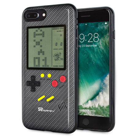 SuperSpot iPhone 7 Plus Retro Game Case - Carbon Black