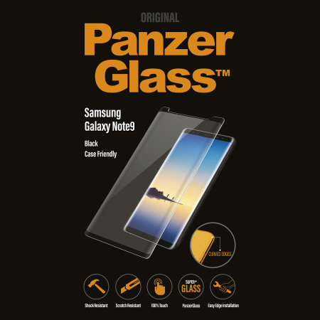 PanzerGlass Case Friendly Galaxy Note 9 Glass Screen Protector - Black