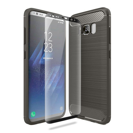 Olixar Sentinel Samsung Galaxy S8 Case and Glass Screen Protector
