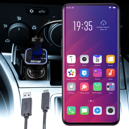Olixar High Power Oppo Find X Car Charger