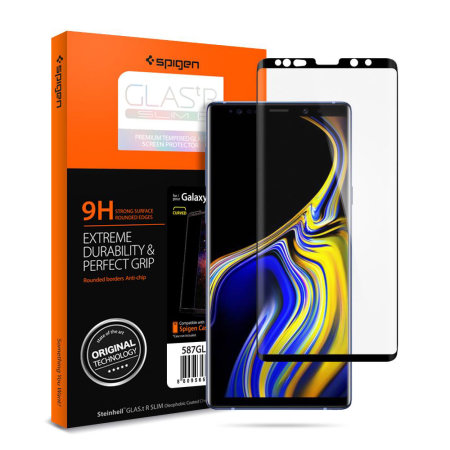 Spigen Samsung Galaxy Note 9 Curved Tempered Glass Screen Protector