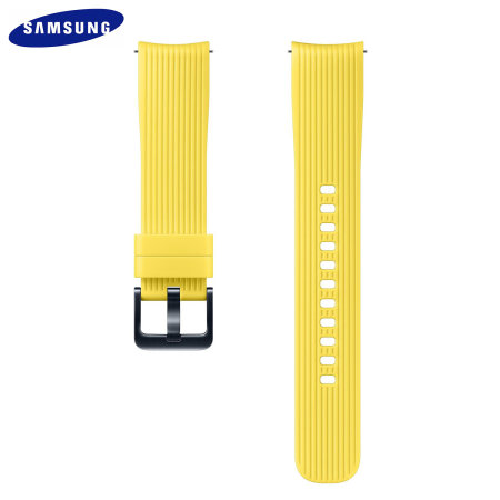 Official Samsung Galaxy Watch 20mm Silicone Strap - Yellow