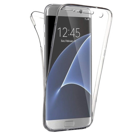 Lol welvaart woordenboek Olixar FlexiCover Full Body Samsung Galaxy S7 Edge Gel Case - Clear