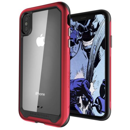Ghostek Atomic Slim 2 iPhone XS Max Tough Case - Red