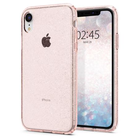 Spigen Liquid Crystal Glitter iPhone XR Case - Roze