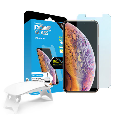 Whitestone Dome Glass iPhone XS Full Cover Displaybescherming