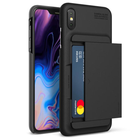 VRS Design Damda Glide iPhone XS Max Case - Charcoal Black