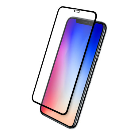 Eiger 3D Glas iPhone XS Max Glas Displayschutzfolie - Schwarz