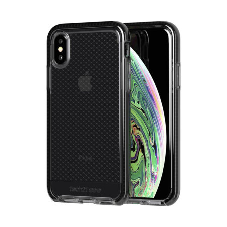 Tech21 Evo Check iPhone XS Case - Smokey / Black