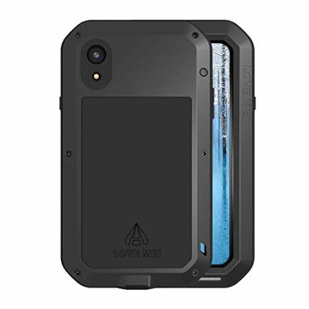 Coque iPhone XR Love Mei Powerful Protective – Coque robuste – Noir