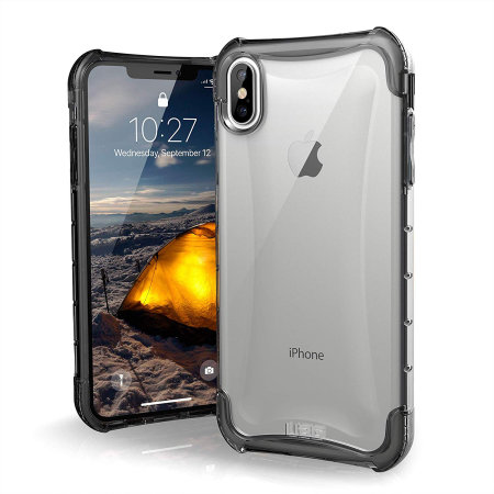 uag plyo iphone xs max tough protective case - ice