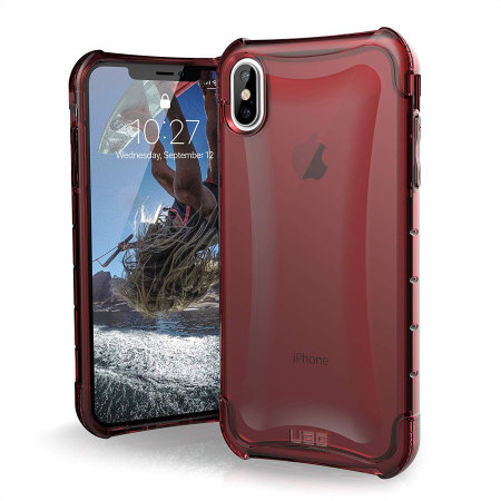 UAG Plyo iPhone XS Max starke schützende Hülle - Crimson