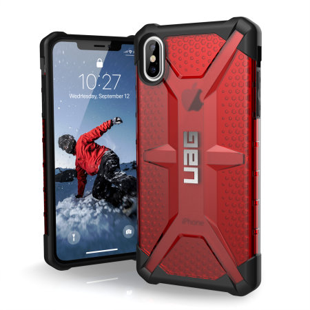 UAG Plasma iPhone XS Max Protective Deksel - Rød