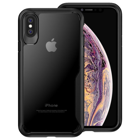 Olixar NovaShield iPhone XS puskurikotelo - Musta