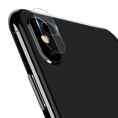 Olixar iPhone XS Max Tempered Glass Camera Protectors - Twin Pack
