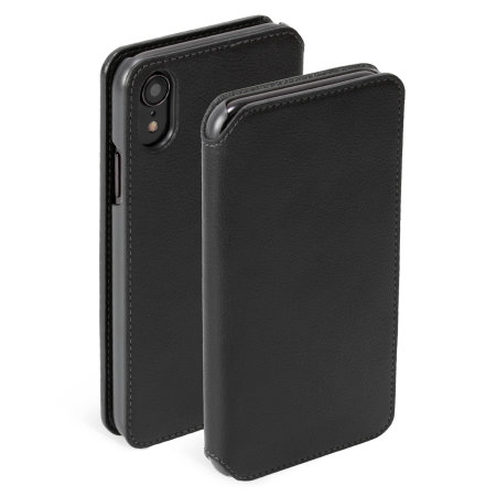 Krusell Pixbo 4 Card iPhone XR Slim Wallet Case - Black