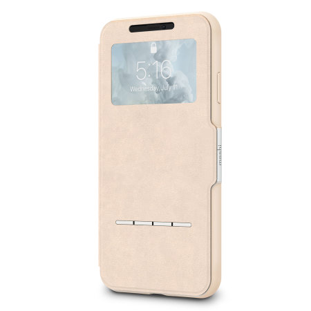 Moshi SenseCover iPhone XS Max Smart Case - Savanna Beige