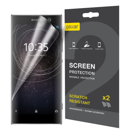 Protection d'écran Sony Xperia XA2 Plus Film Olixar – Pack de 2