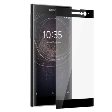 Olixar Sony Xperia XA2 Plus Full Cover Glass Screen Protector - Black