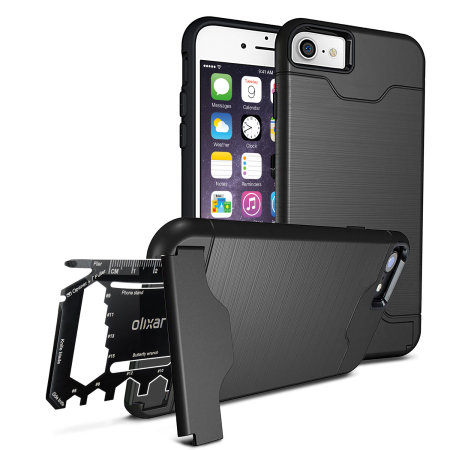 olixar x-ranger iphone 6s / 6 tough case - tactical black