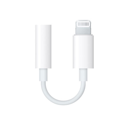 Apple iPhone Lightning to 3.5mm Audio Headphone Adapter- White