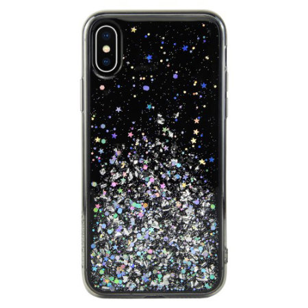 Funda iPhone XS SwitchEasy Starfield - Negra