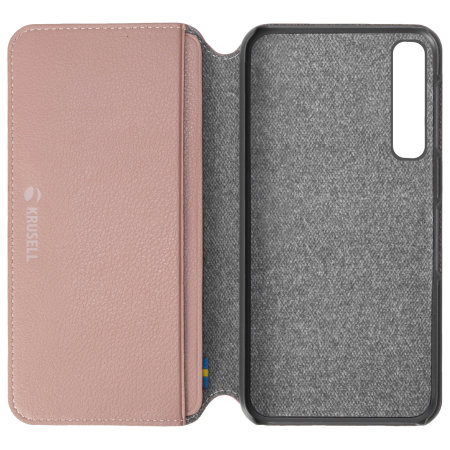 Krusell Pixbo 4 Card Samsung Galaxy A7 2018 Slim Wallet Case - Pink