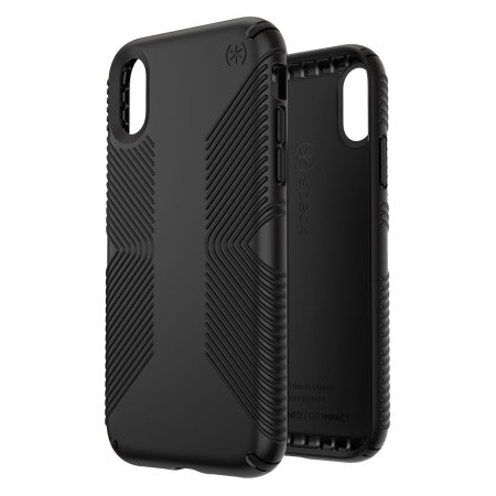 Speck Presido Grip iPhone XR Case - Black