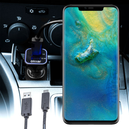 Chargeur voiture Huawei Mate 20 Pro Olixar Haute Puissance
