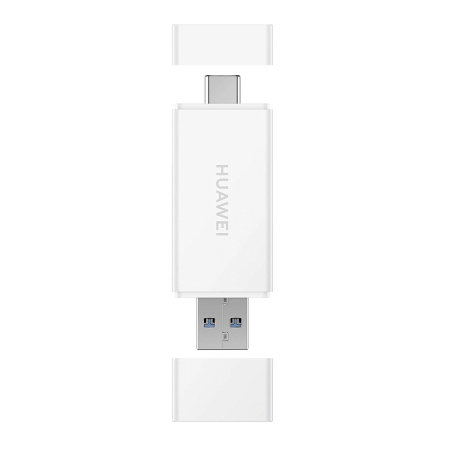 Official Huawei Micro SD / Nano Memory Card Reader With USB C - White