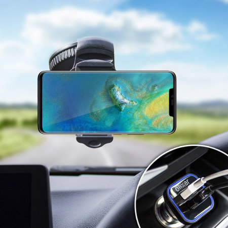 Setty DriveTime Huawei Mate 20 Pro Car Holder & Charger Pack