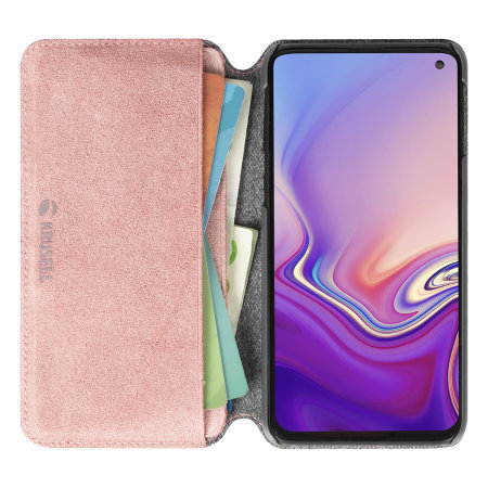 Krusell Broby Samsung Galaxy S10e Slim 4 Card Wallet Case - Pink
