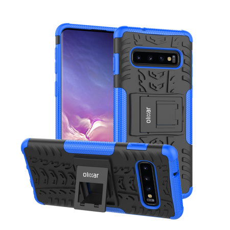 Olixar ArmourDillo Samsung Galaxy S10 Protective Deksel - Blå